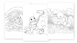 Télécharger tous les coloriages de Carapuce