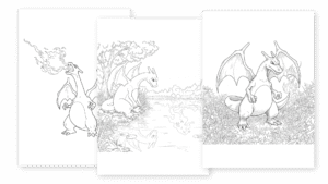 Télécharger tous les coloriages de Dracaufeu
