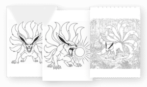 Télécharger tous les coloriages de Kyubi