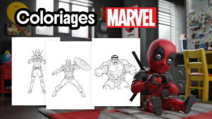 Coloriages Marvel gratuit à imprimer