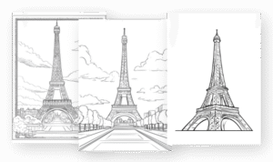 Télécharger tous les coloriages de la Tour Eiffel