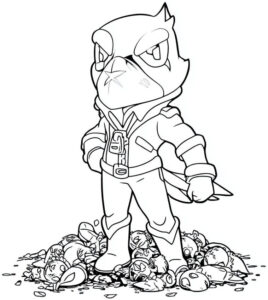 Coloriage 6 de Corbac vainqueur