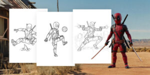 Coloriages Deadpool gratuits à imprimer