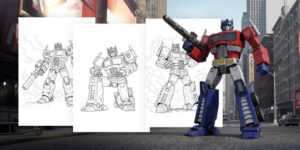 Coloriages d'Optimus Prime (Transformers) à imprimer gratuitement