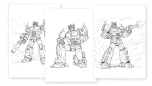 Télécharger tous les coloriages d'Optimus Prime