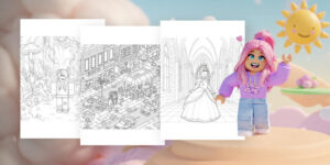 Coloriages Roblox pour filles à imprimer